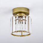 Modern Acrylic Semi-Flush Mount Ceiling Light for Living Room — Halden Lighting