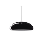 Modern Metal Pendant Light With Tri-Colour LED For Dining Room in Black — Halden Lighting