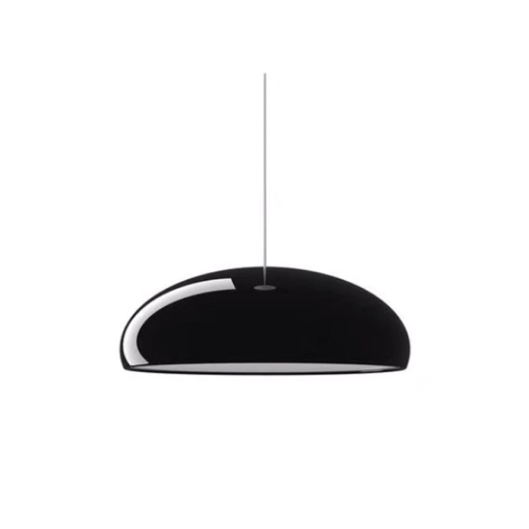 Modern Metal Pendant Light With Tri-Colour LED For Dining Room in Black — Halden Lighting