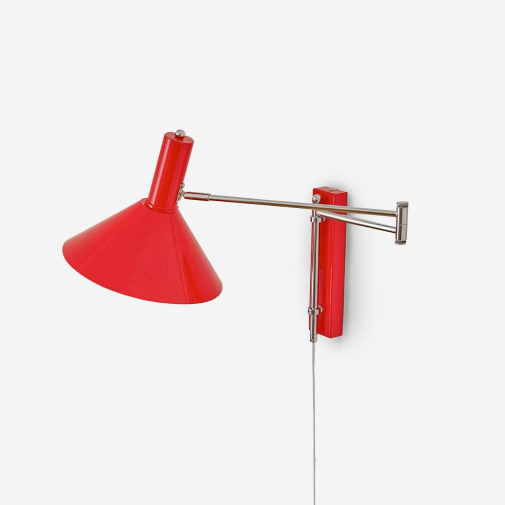 Retro Metal Wall Light With Tri-Colour LED Glow — Halden Lighting