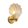 Modern Metal Wall Light With Warm LED Glow in Brown — Halden Lighting