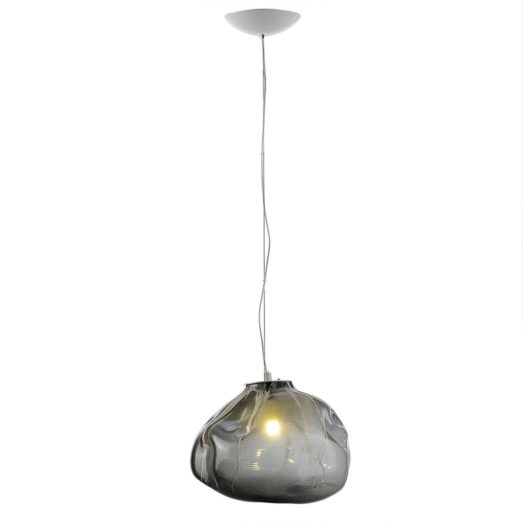 Modern Glass Pendant Light With Warm LED Glow — Halden Lighting