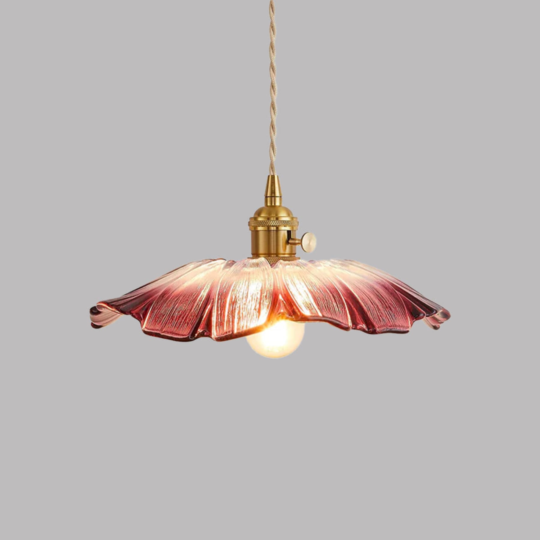 Bohemian Glass Pendant Light With Warm LED Glow — Halden Lighting