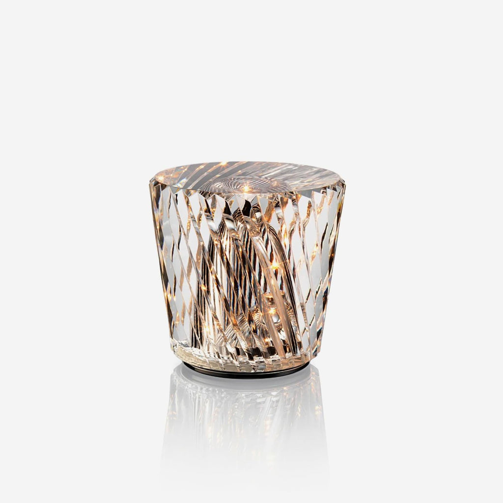 Modern Crystal Table Lamp With Warm LED Glow for Living Room — Halden Lighting