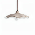 Modern Concrete Pendant Light for Dining and Kitchen in White — Halden Lighting