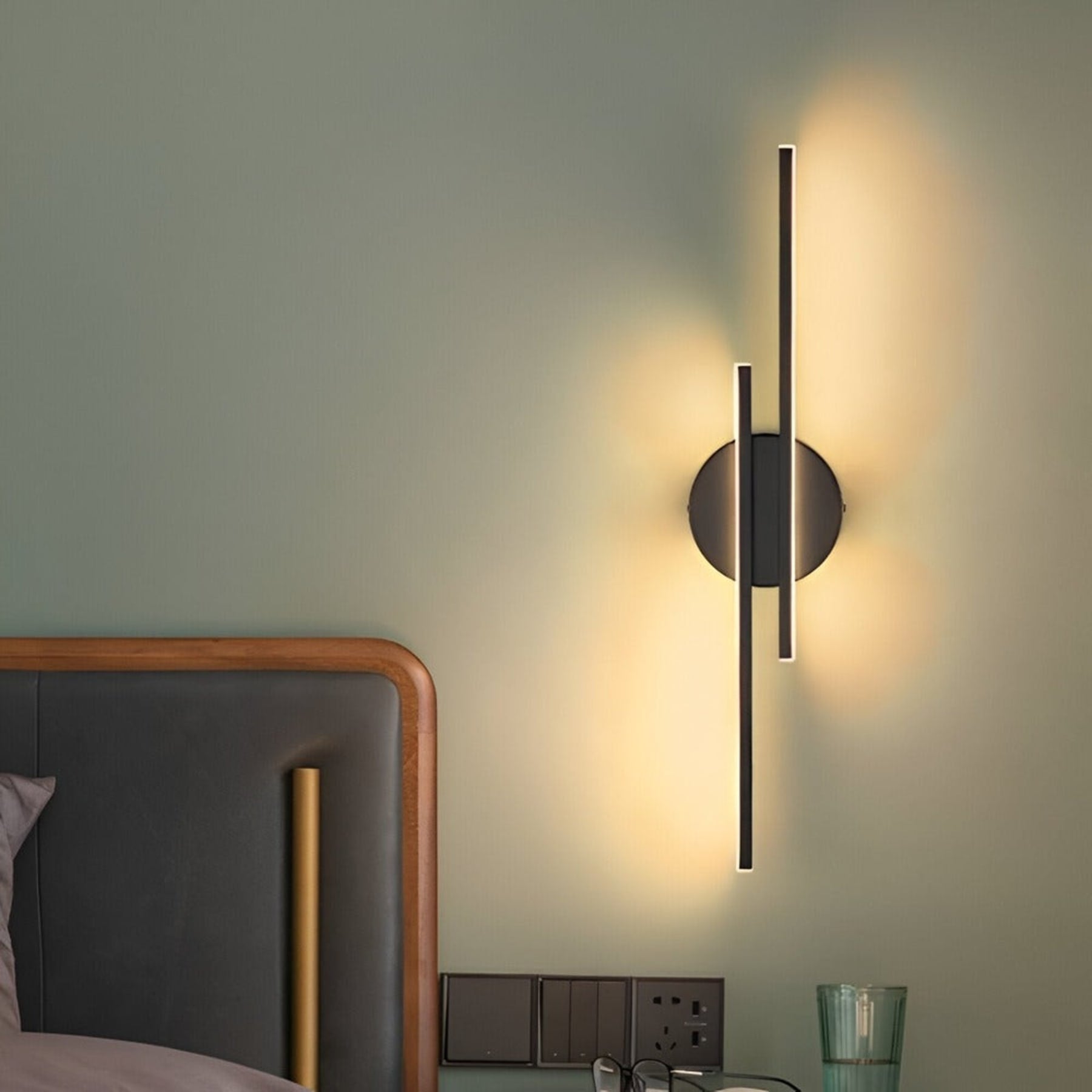 Modern Metal Wall Light for Bedroom and Living Room — Halden Lighting