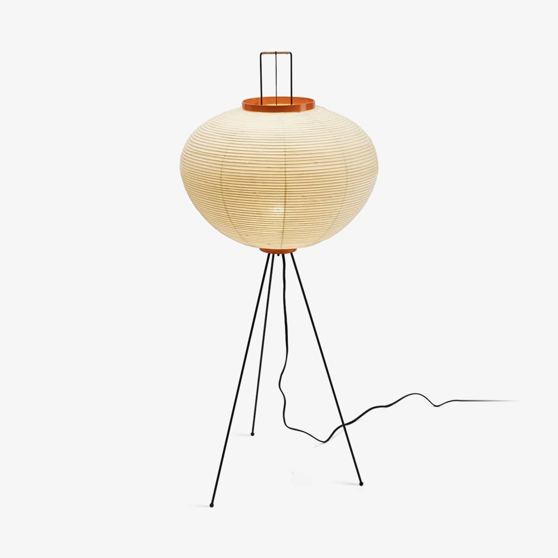 Modern Rice Paper Floor Lamp for Living Room and Bedroom — Halden Lighting