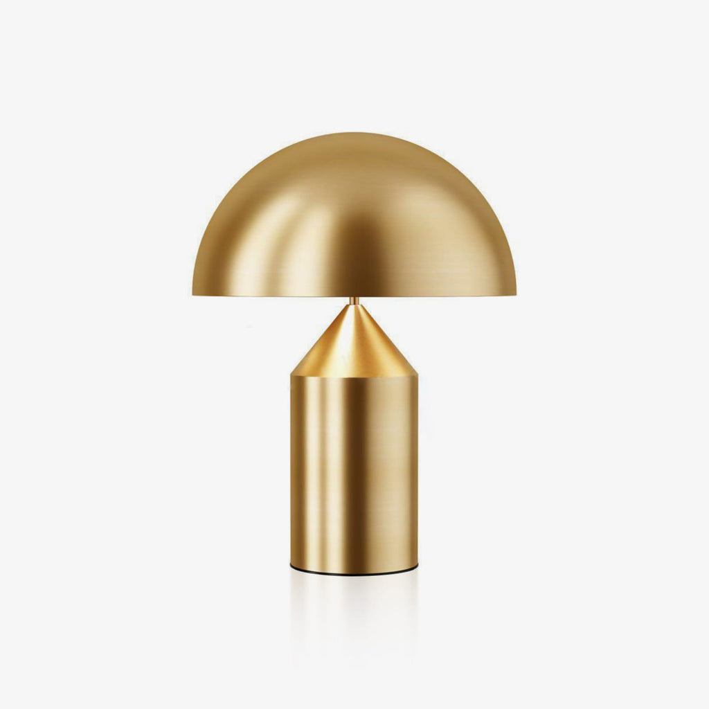 Modern Metal Table Lamp for Living Room and Bedroom in Gold — Halden Lighting