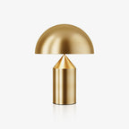 Modern Metal Table Lamp for Living Room and Bedroom in Gold — Halden Lighting