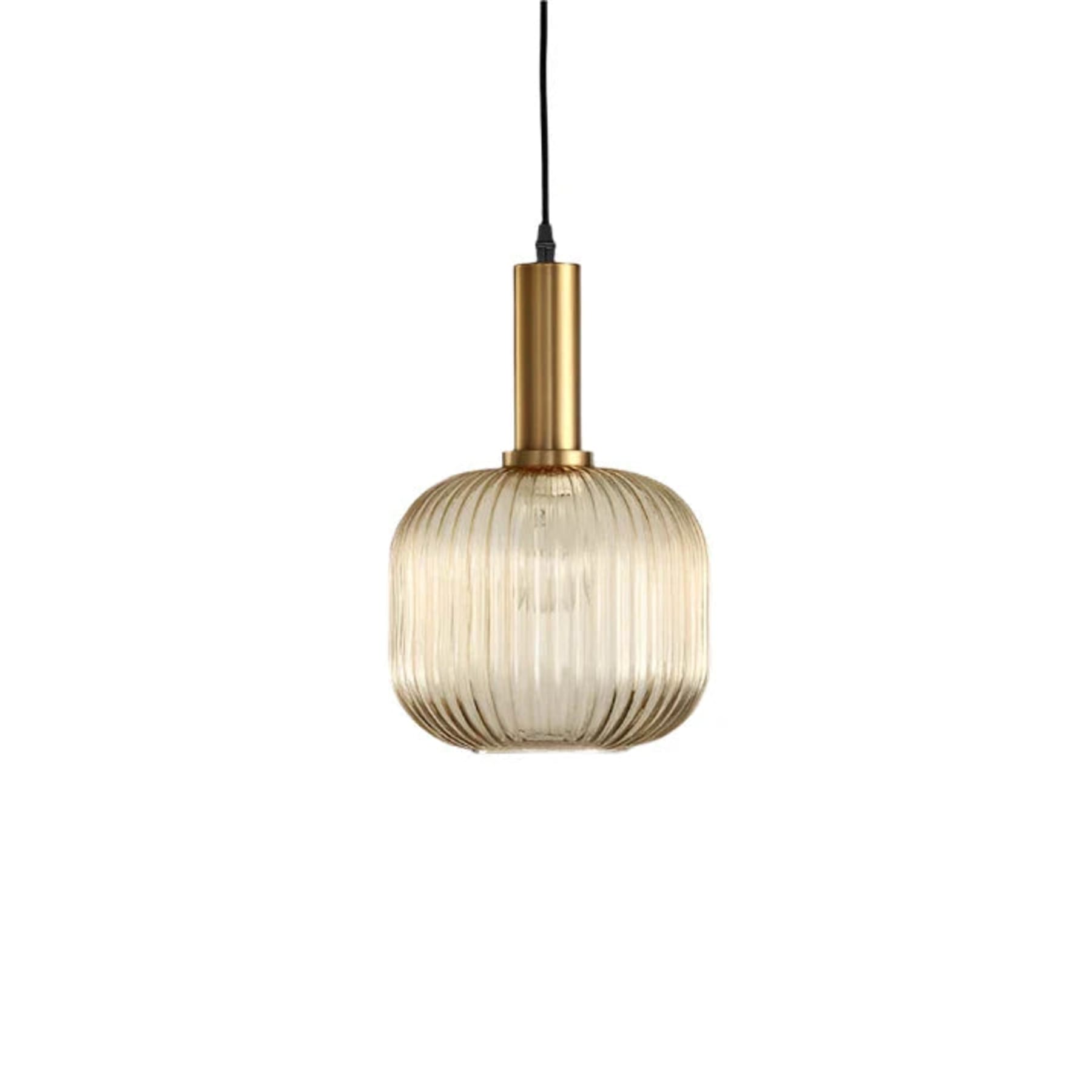 Modern Glass Pendant Light With Warm LED Glow — Halden Lighting