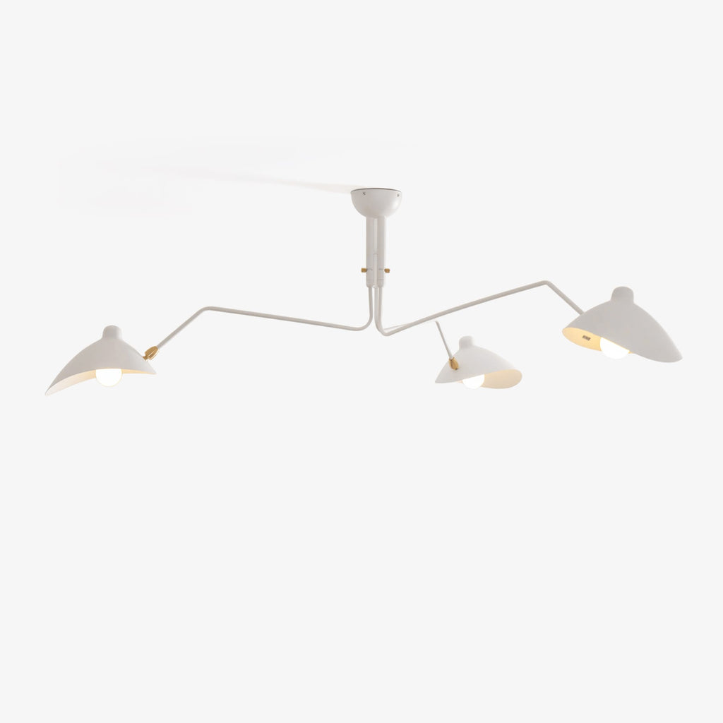 Modern Linear Metal Ceiling Light for Living Room — Halden Lighting