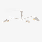Modern Linear Metal Ceiling Light for Living Room — Halden Lighting