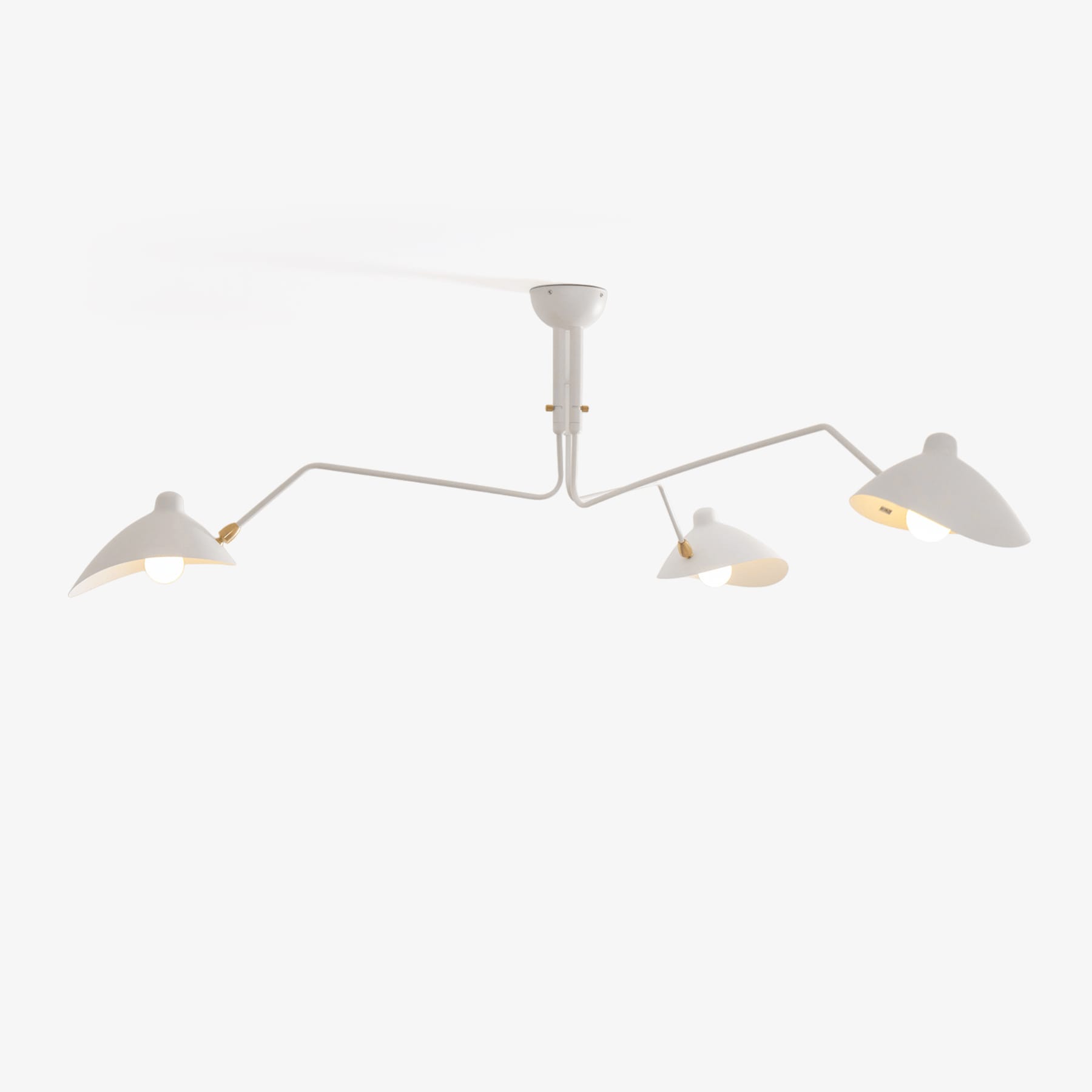 Modern Linear Metal Ceiling Light for Living Room — Halden Lighting