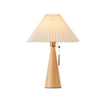 Scandinavian Wood Table Lamp With Warm LED Glow — Halden Lighting