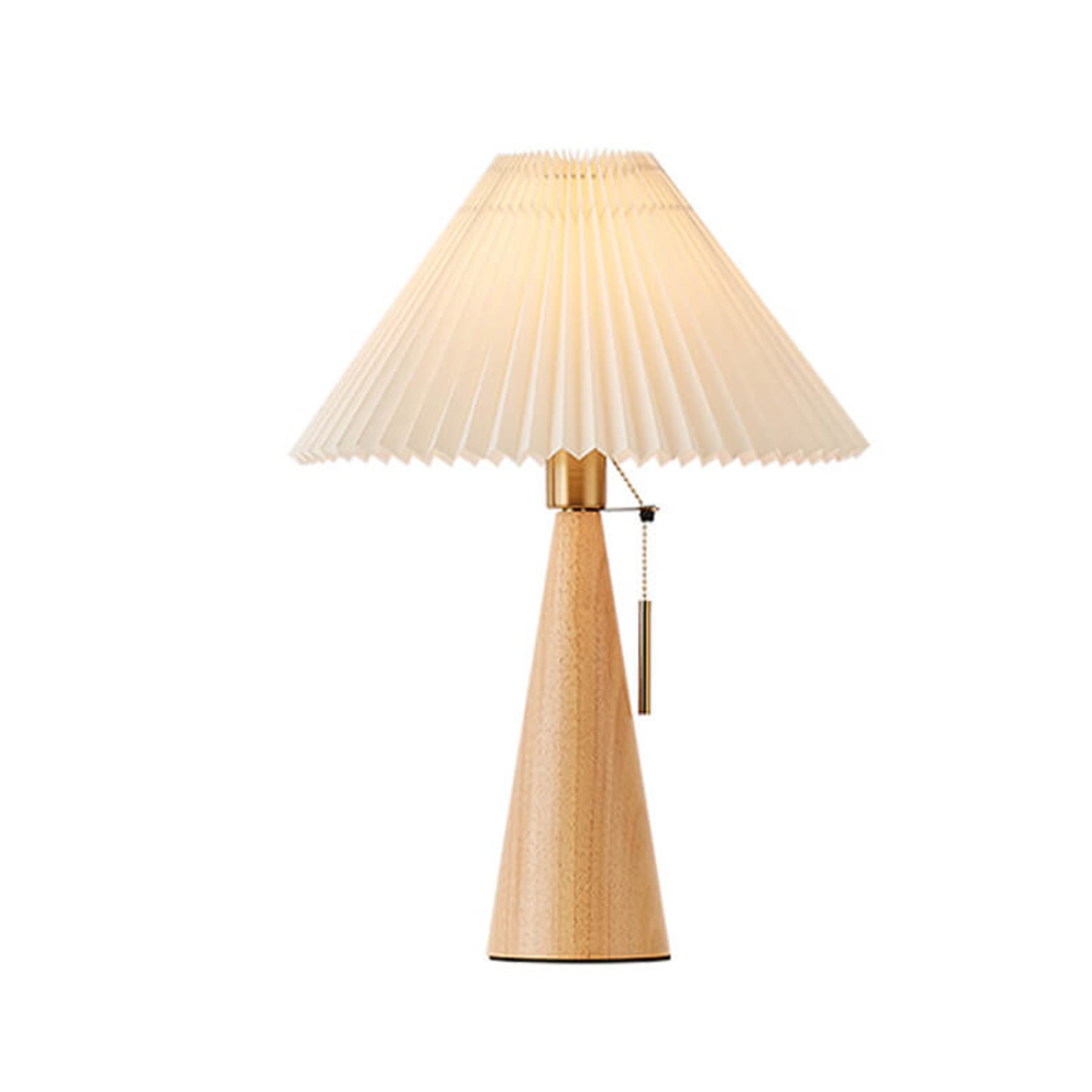 Scandinavian Wood Table Lamp With Warm LED Glow — Halden Lighting