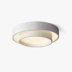 Modern Metal Flush Mount Ceiling Light With Cool Daylight Glow — Halden Lighting