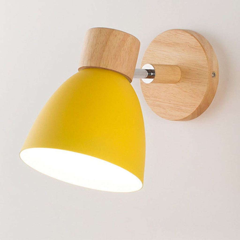 Modern Wood Wall Light With Matte Finish — Halden Lighting