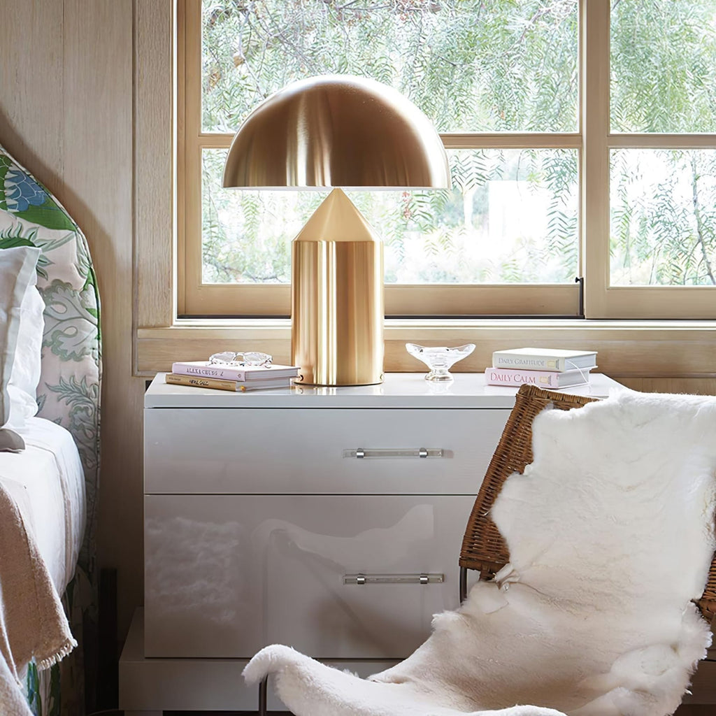 Modern Metal Table Lamp for Living Room and Bedroom — Halden Lighting