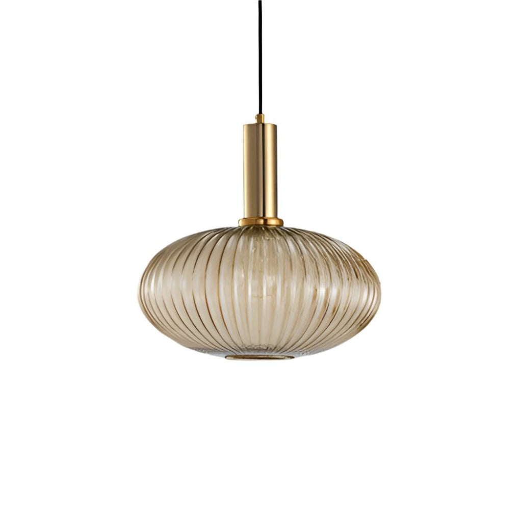 Modern Glass Pendant Light With Warm LED Glow — Halden Lighting