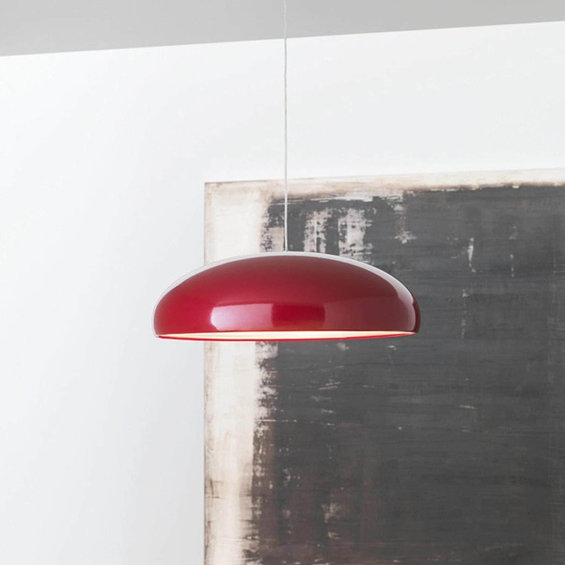 Modern Metal Pendant Light With Tri-Colour LED For Dining Room — Halden Lighting
