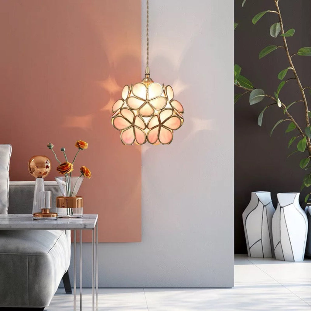 Modern Glass Pendant Light With Warm LED Glow — Halden Lighting