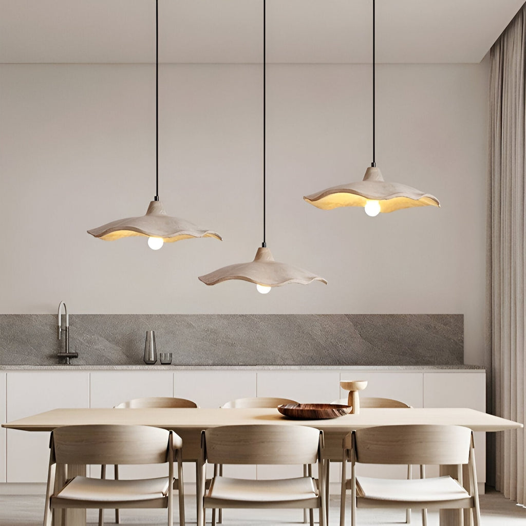 Modern Concrete Pendant Light for Dining and Kitchen — Halden Lighting