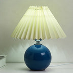 Retro Ceramic Table Lamp With Warm LED Glow — Halden Lighting
