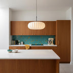 Modern Fabric Pendant Light for Living and Dining Rooms — Halden Lighting