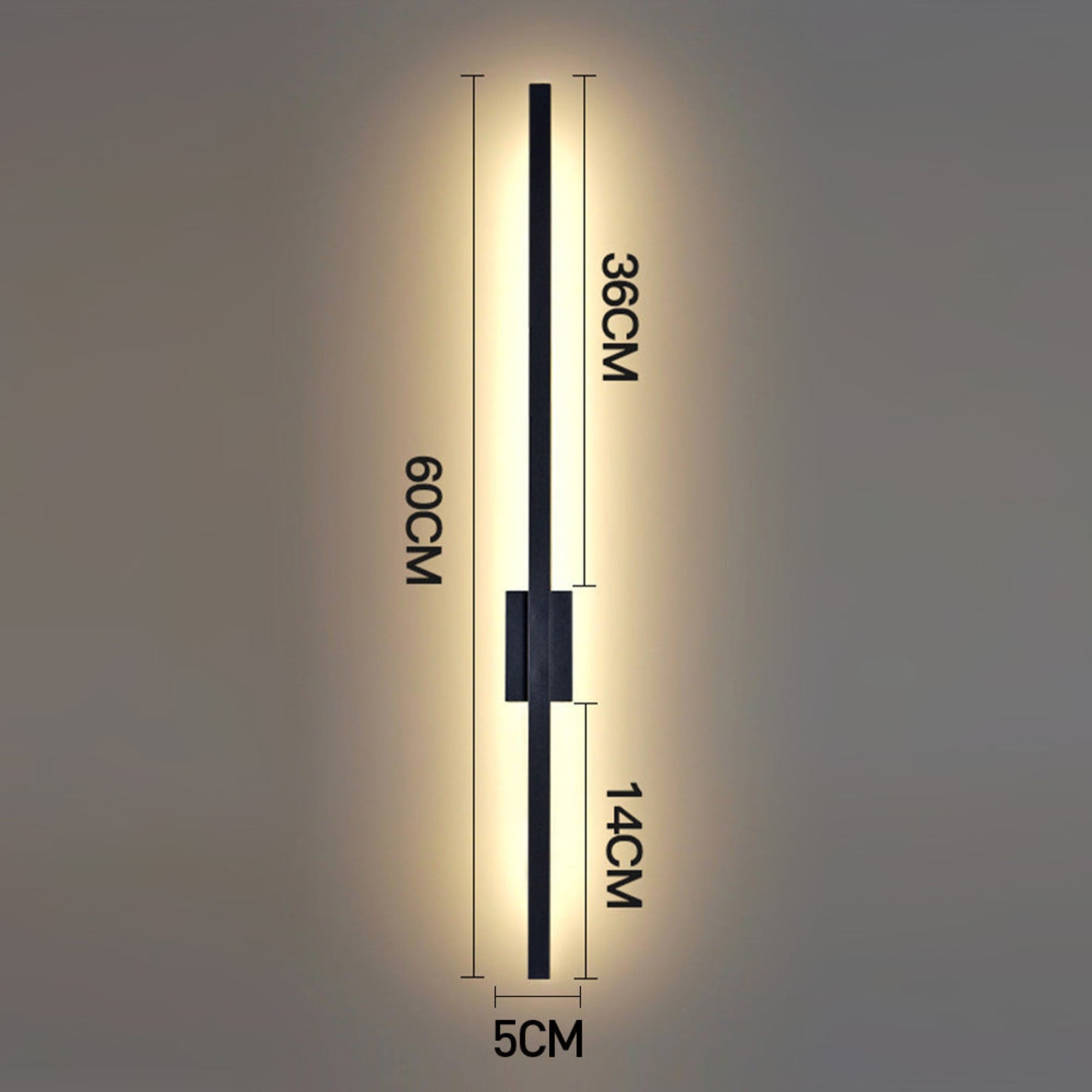 Minimalist Linear Wall Light With Warm LED Glow — Halden Lighting