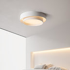 Modern Metal Flush Mount Ceiling Light With Cool Daylight Glow — Halden Lighting