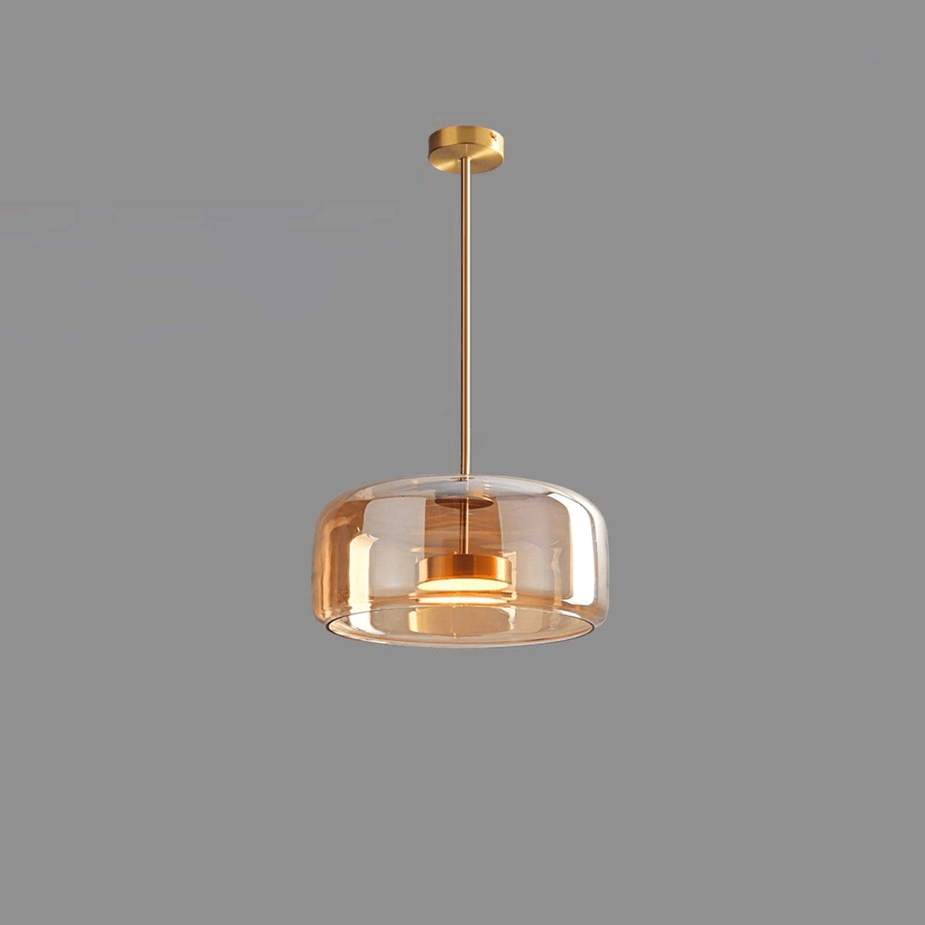 Modern Glass Pendant Light With USB Rechargeable Battery — Halden Lighting