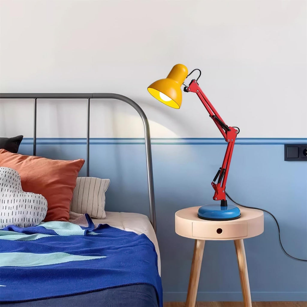 Modern Metal Table Lamp With Bulb Included for Home Office — Halden Lighting