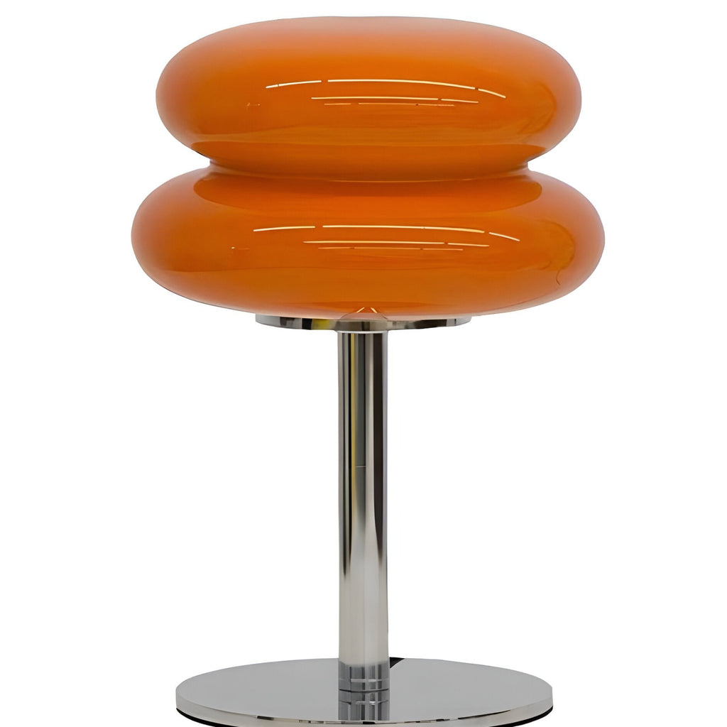 Retro Glass Table Lamp With USB Plug-In Power for Living Room — Halden Lighting