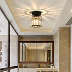 Modern Acrylic Semi-Flush Mount Ceiling Light for Living Room — Halden Lighting