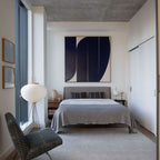 Modern Rice Paper Floor Lamp for Living Room and Bedroom — Halden Lighting