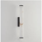 Modern Marble and Copper Wall Light With Warm LED Glow — Halden Lighting
