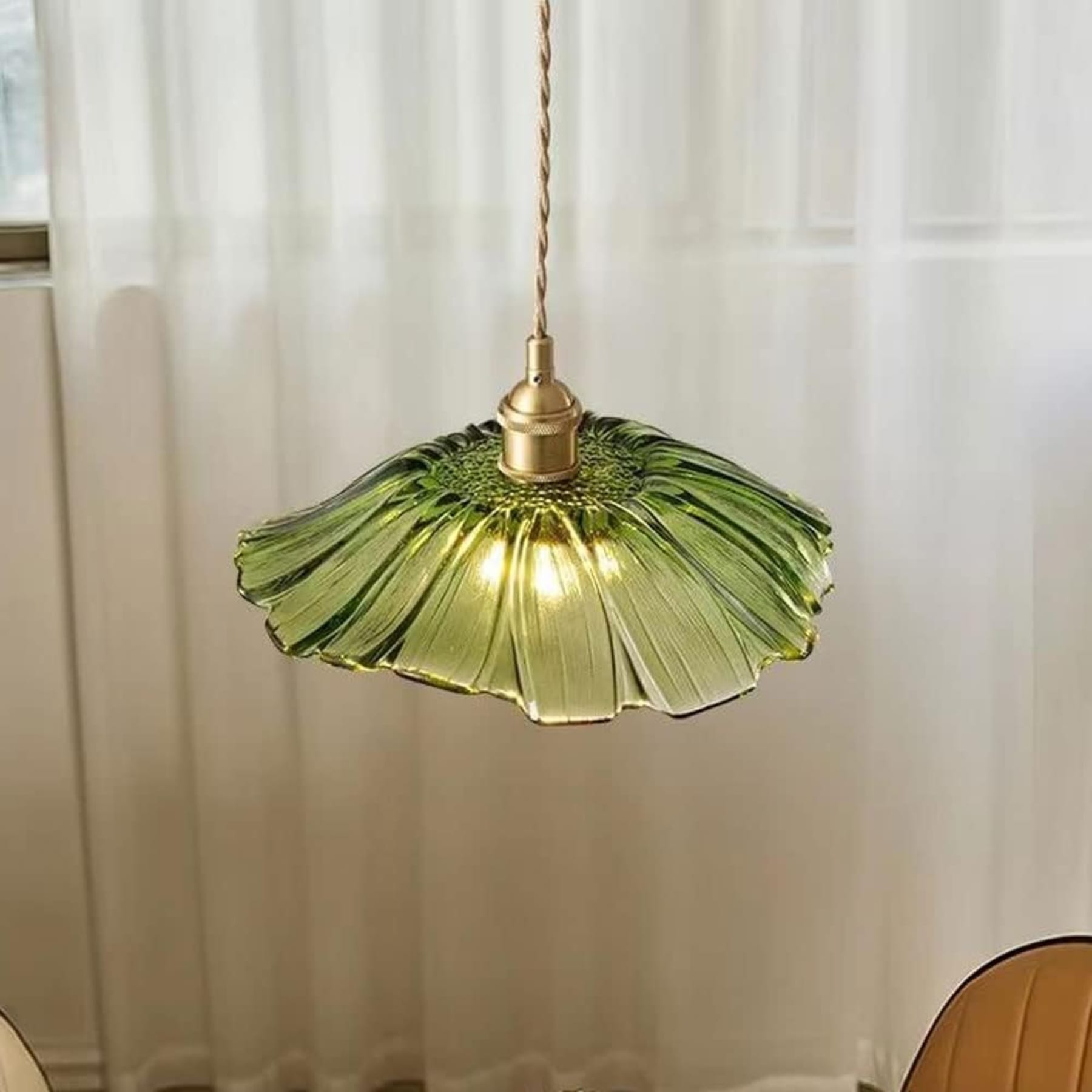Bohemian Glass Pendant Light With Warm LED Glow — Halden Lighting