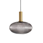 Modern Glass Pendant Light With Warm LED Glow — Halden Lighting