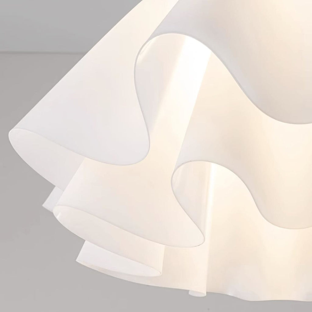 Modern Copper and Acrylic Semi-Flush Ceiling Light With Dimmable Glow — Halden Lighting