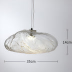 Modern Glass Pendant Light With Warm LED Glow — Halden Lighting