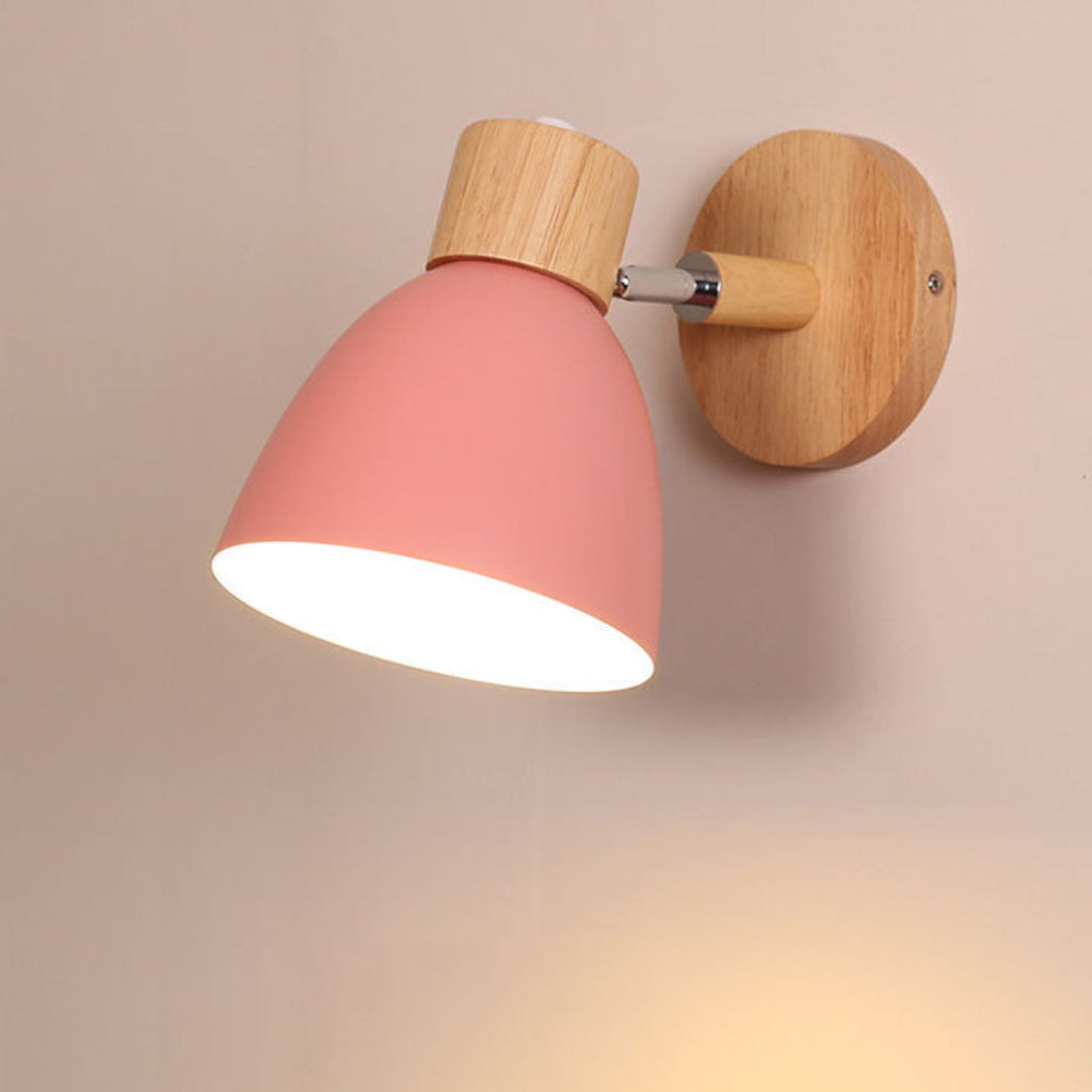 Modern Wood Wall Light With Matte Finish — Halden Lighting