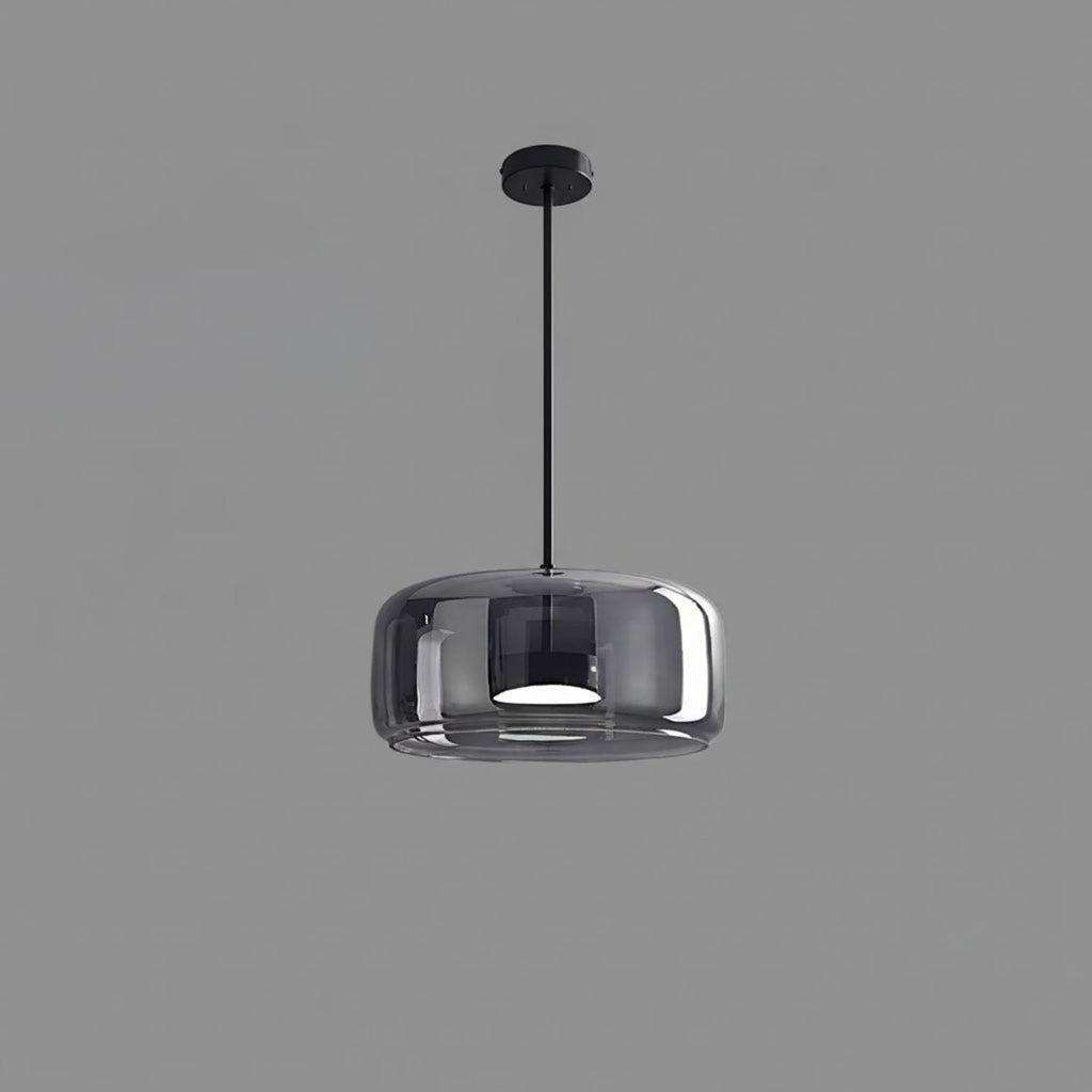 Modern Glass Pendant Light With USB Rechargeable Battery in Ø38 x 17 cm (Ø15" x 6.7") — Halden Lighting