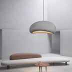 Modern Stone Pendant Light With Matte Finish for Living Room — Halden Lighting