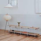 Modern Rice Paper Floor Lamp for Living Room and Bedroom — Halden Lighting