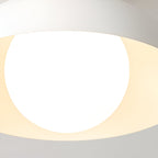 Modern Wood Semi-Flush Ceiling Light for Living Room — Halden Lighting