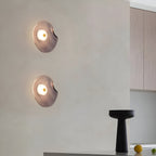 Modern Glass Wall Light With Warm LED Glow — Halden Lighting