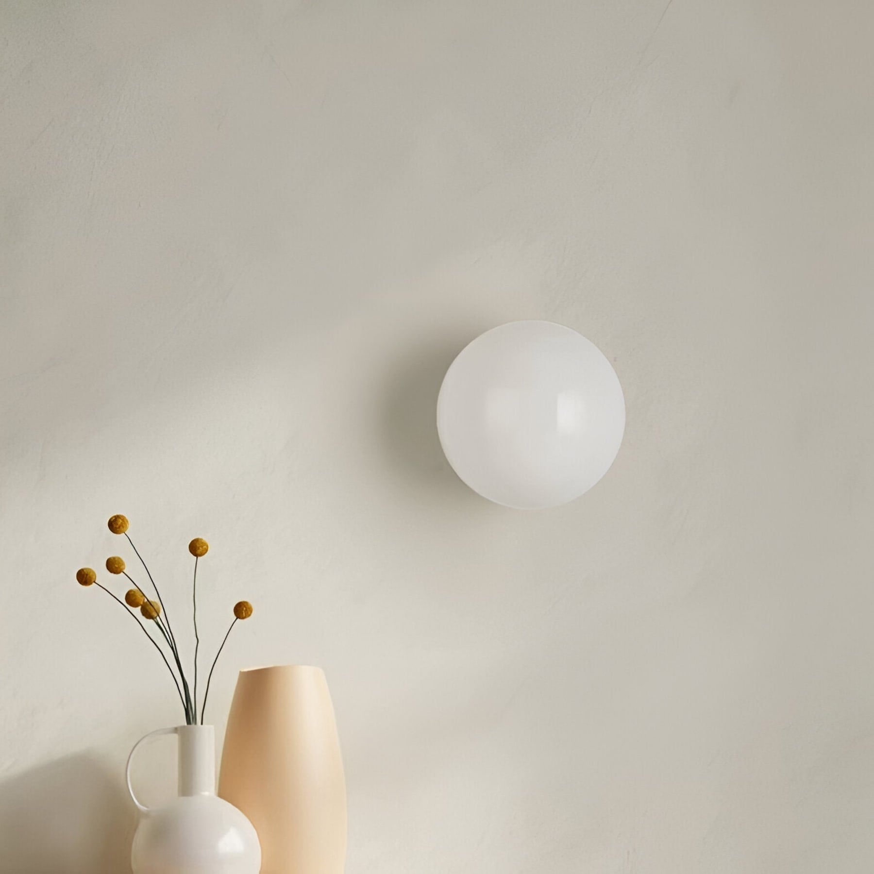 Modern Glass Wall Light With Warm LED Glow — Halden Lighting