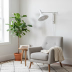Retro Metal Wall Light With Tri-Colour LED Glow — Halden Lighting