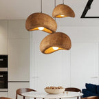 Modern Matte Resin Pendant Light for Living Room — Halden Lighting