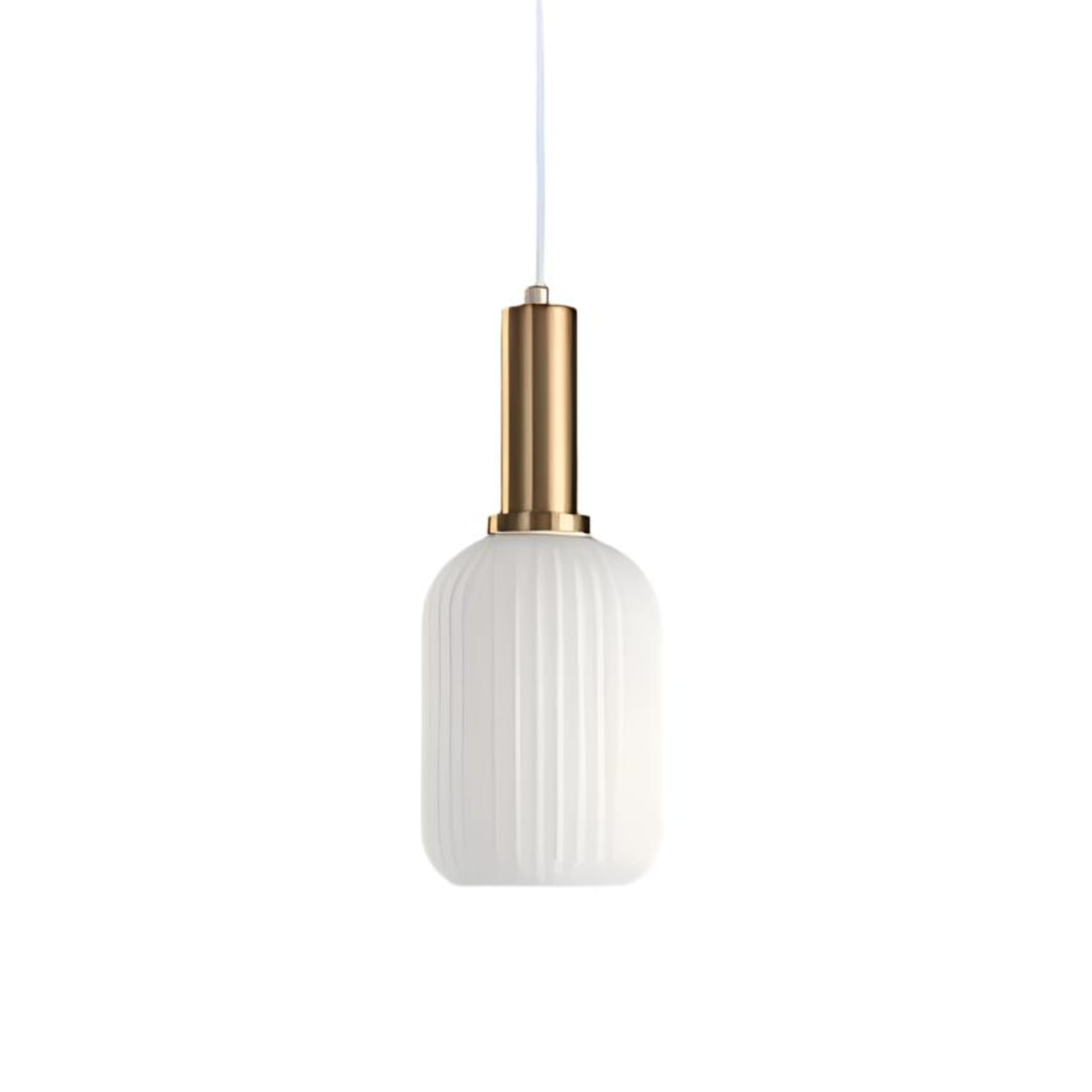 Modern Glass Pendant Light With Warm LED Glow — Halden Lighting